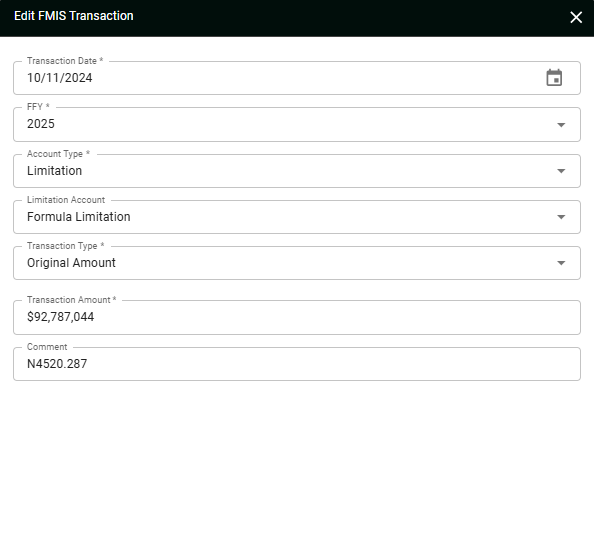 NM STIP Manager - FMIS Accounts, Edit FMIS Transaction.png